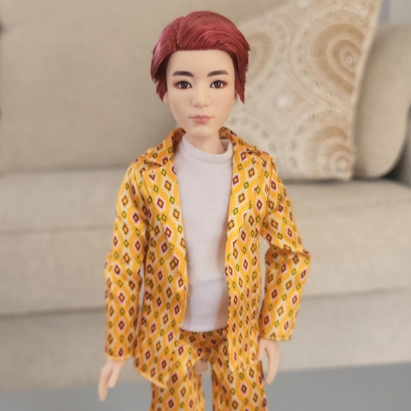 Mattel Ken Barbie Asian Teen Handsome Rooted Red Hair Man Boyfriend Doll - Picture 3 of 7